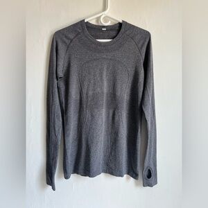 10 Lululemon swiftly tech long sleeve crew grey gray women’s running